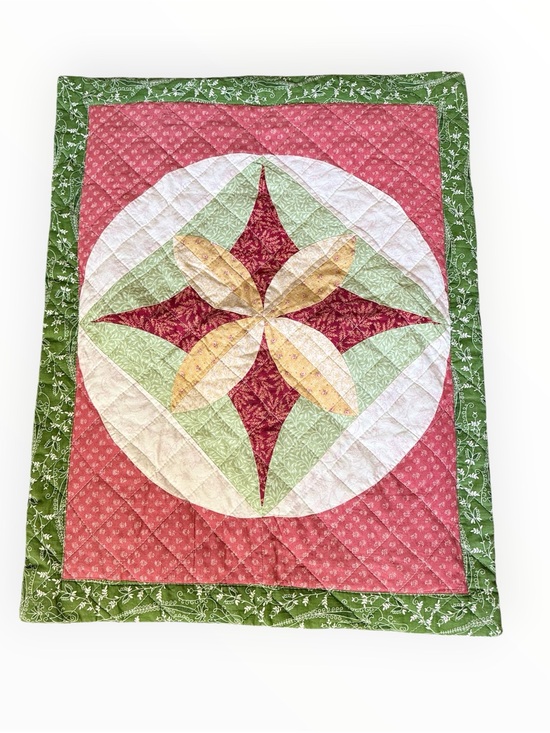 Other - Vintage handcrafted “Bloomin' Blossoms" quilting pattern set of two shams
